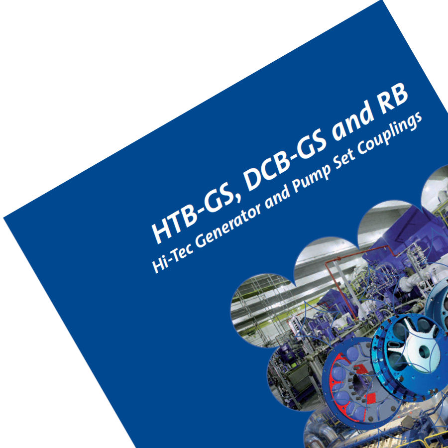 HTB-GS, DCB-GS and RB Generator and Pump Set Couplings